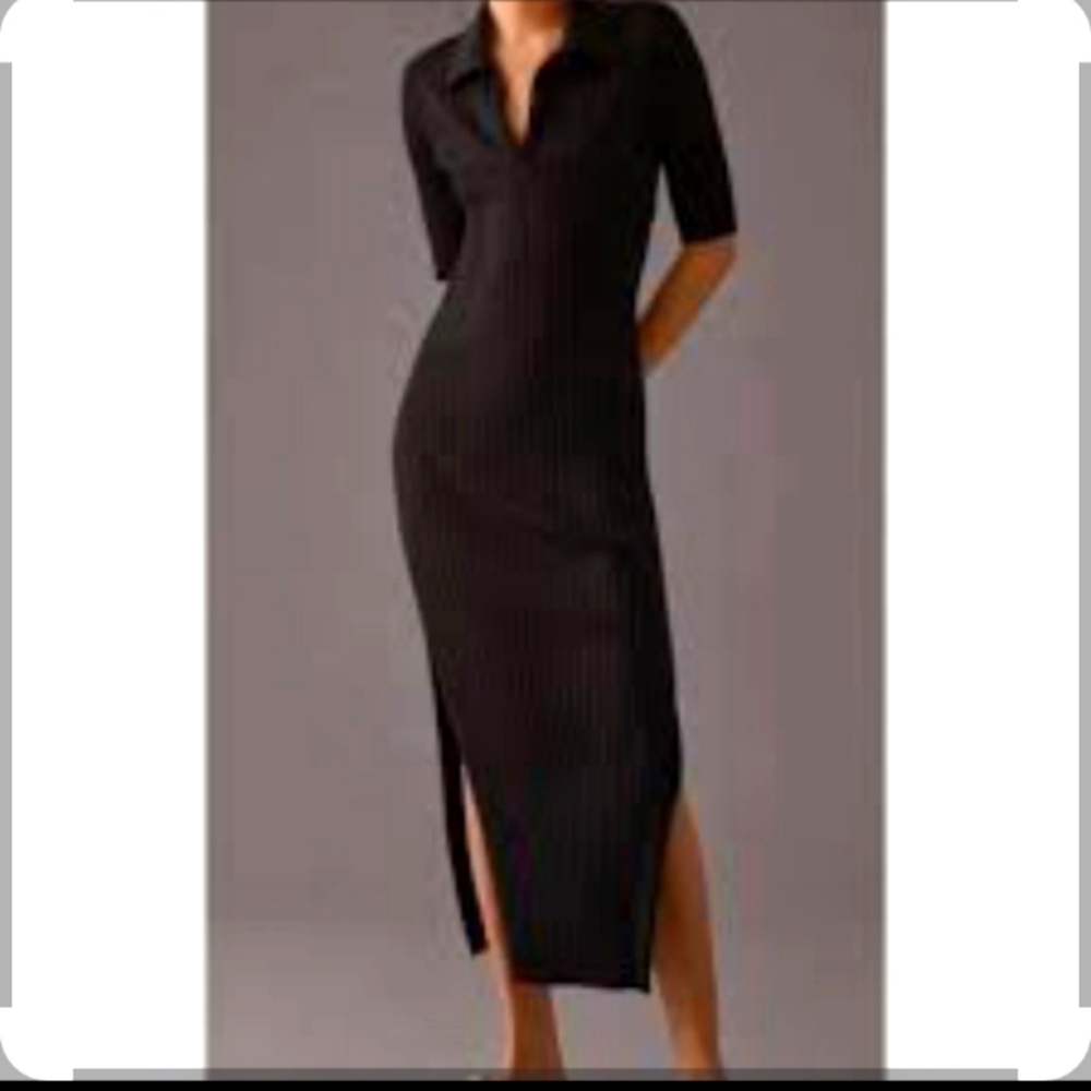 Stateside Black Maxi Dress, Small